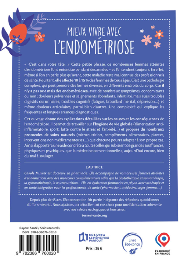 Mieux vivre avec l'endrométriose - 4ème de couverture