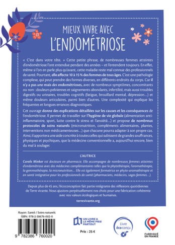 Mieux vivre avec l'endrométriose - 4ème de couverture