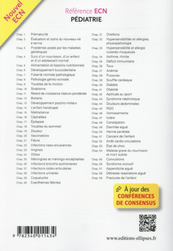 Référence ECN Pédiatrie
