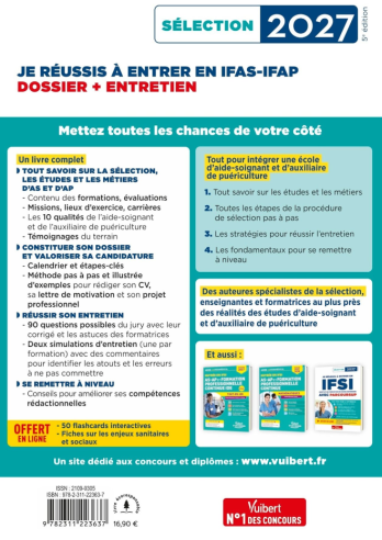 Je réussis à entrer en IFAS-IFAP : dossier et entretien oral