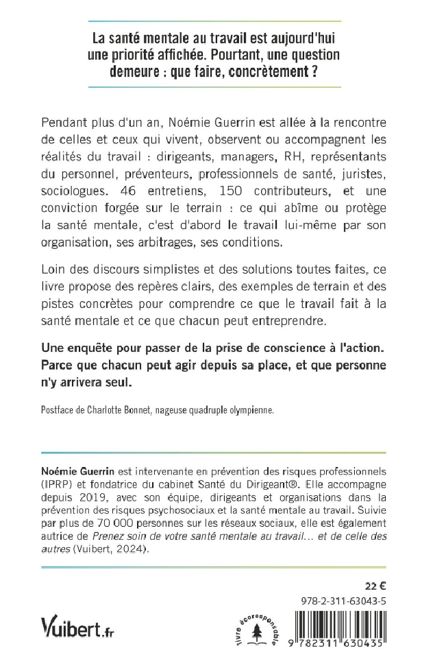 Santé mentale au travail : il est temps de passer à l’action !