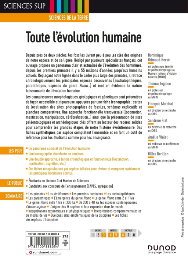Toute l'évolution humaine