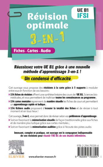 Révision optimale 3 en 1 - UE B1 IFSI