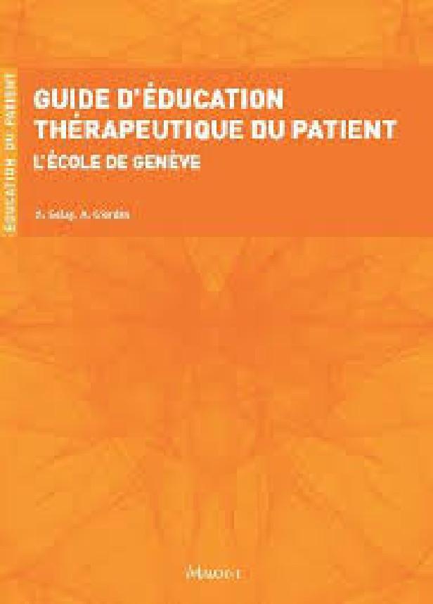 GUIDE D'EDUCATION THERAPEUTIQUE - L'ECOLE DE GENEVE