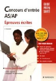 CONCOURS D ENTREE AS/AP...