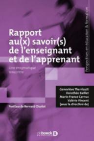 RAPPORT AU(X) SAVOIR(S) DE...