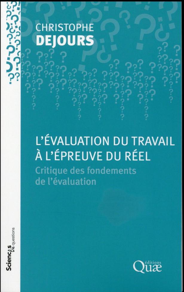 L'évaluation du travail à l'épreuve du réel