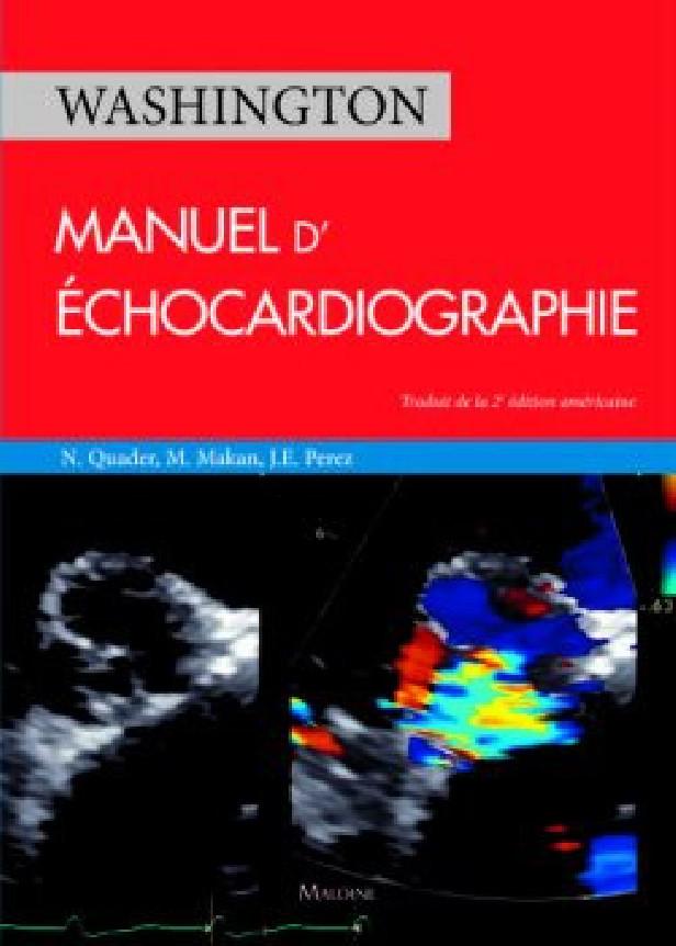 WASHINGTON. MANUEL D'ECHOCARDIOGRAPHIE