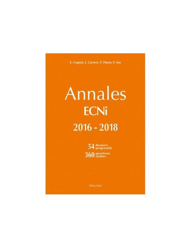 ANNALES ECNI 2016-2018