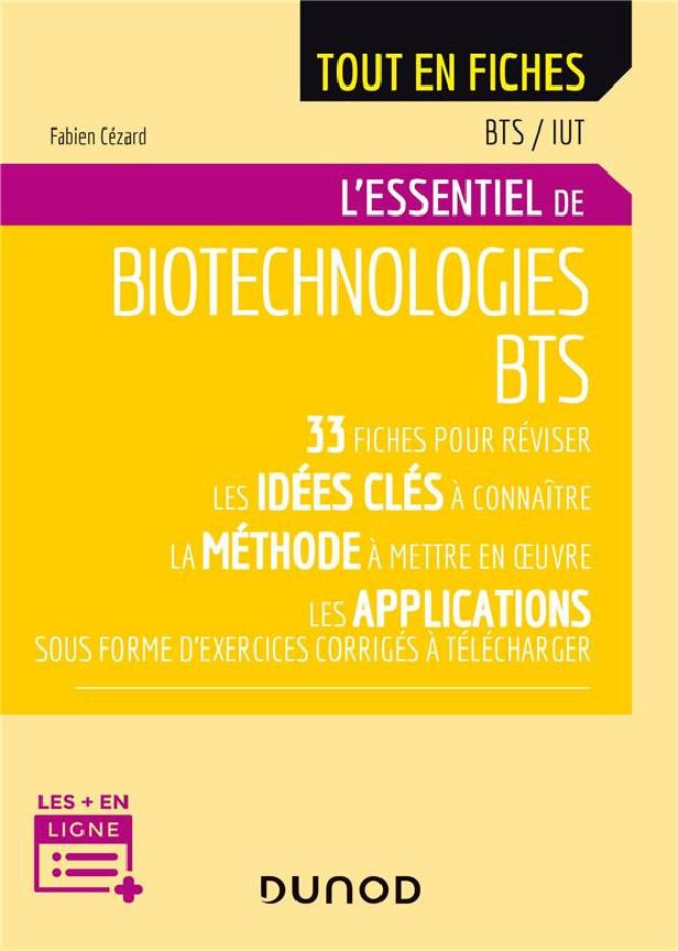 BIOTECHNOLOGIES - BTS - 3E ED.