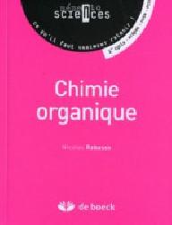 CHIMIE ORGANIQUE - MEMENTO