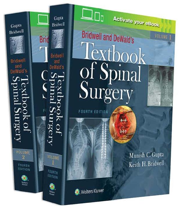 BRIDWELL AND DEWALD'S TEXTBOOK OF SPINAL SURGERY 4TH ED, 2-VOL