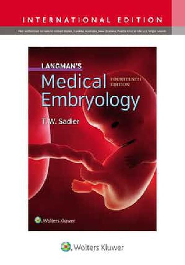 LANGMAN MEDICAL EMBRYOLOGY 14TH ED INTL ED