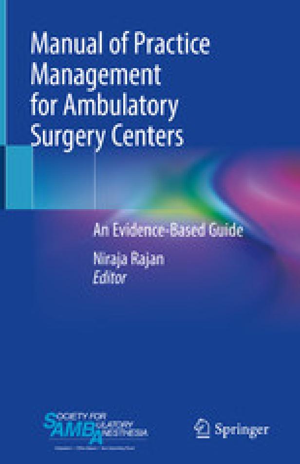 Manual of practice management for ambulatory surgery centers