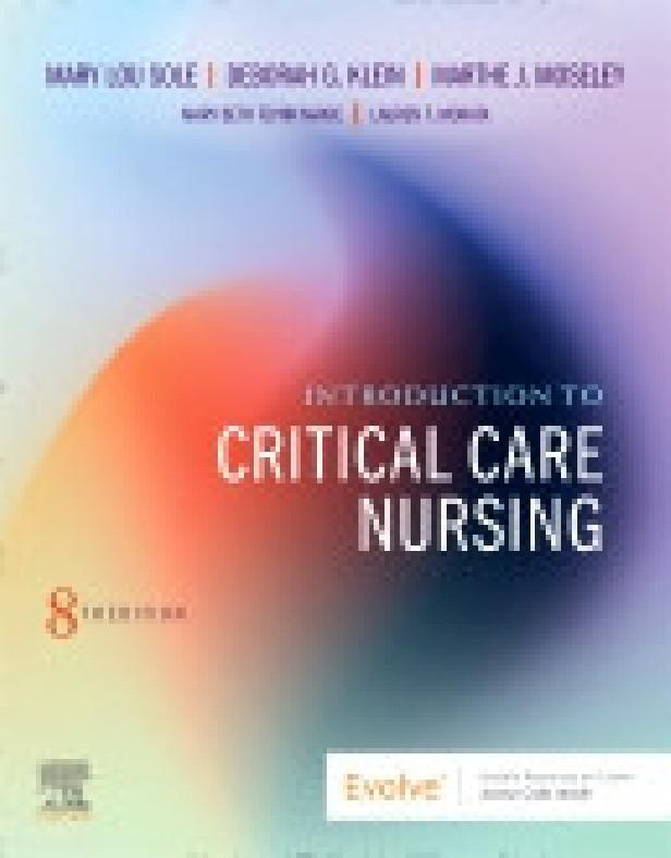 INTRODUCTION TO CRITICAL CARE NURSING, 8TH EDITION