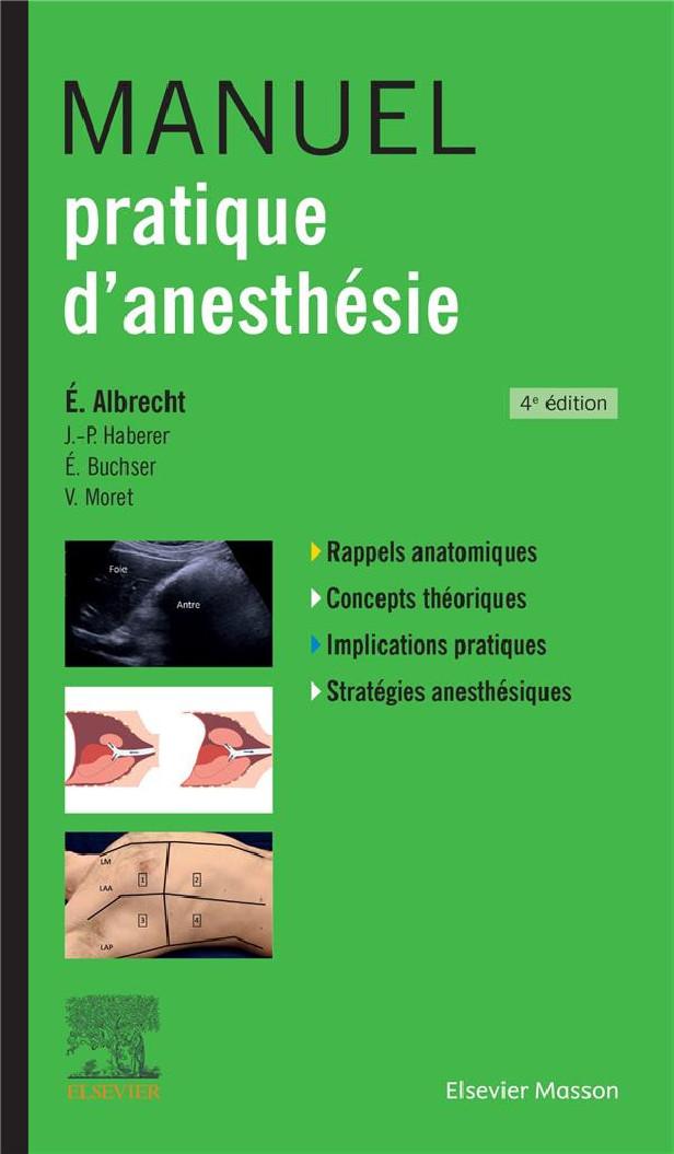 MANUEL PRATIQUE D'ANESTHESIE