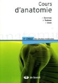 COURS D'ANATOMIE - PREMIER...