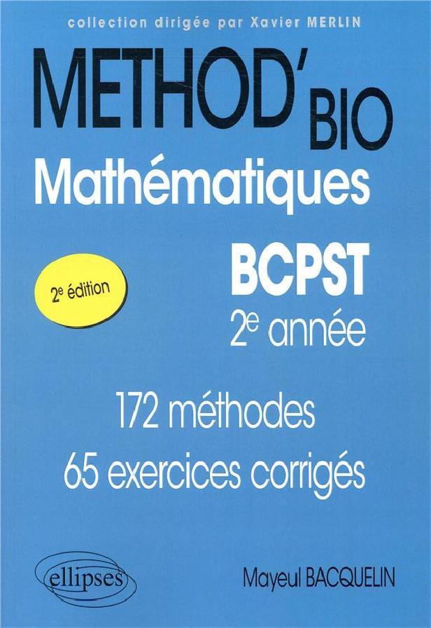 Mathematiques bcpst-2e annee - 2e edition conforme au nouveau programme