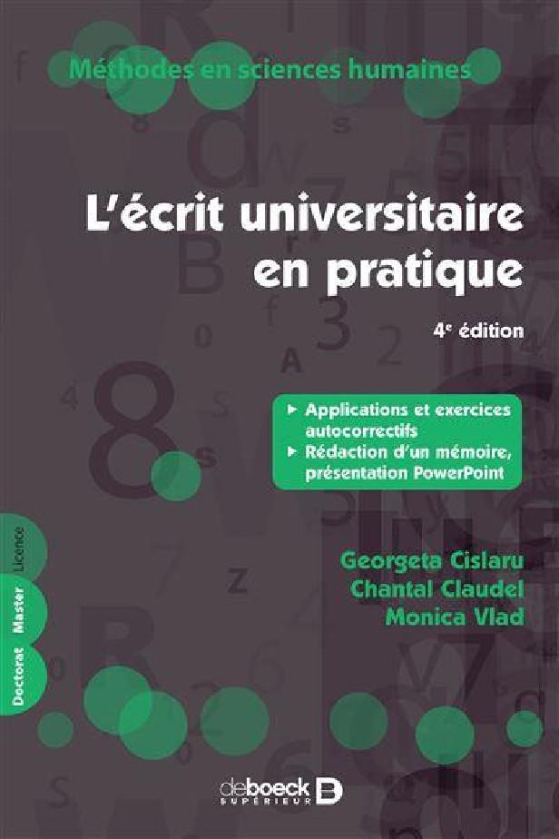 L'ECRIT UNIVERSITAIRE EN PRATIQUE