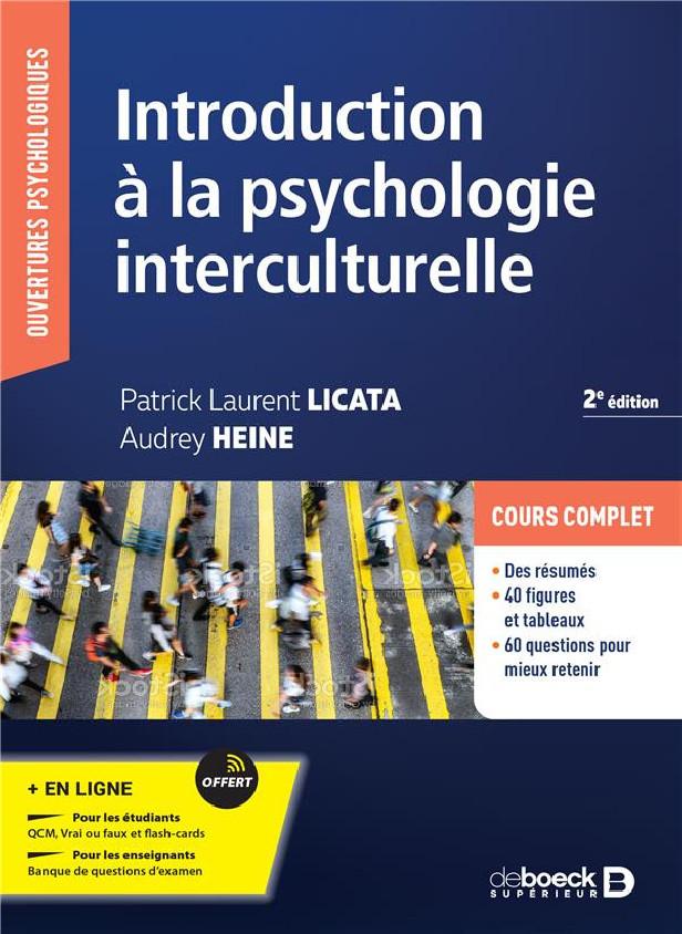 INTRODUCTION A LA PSYCHOLOGIE INTERCULTURELLE