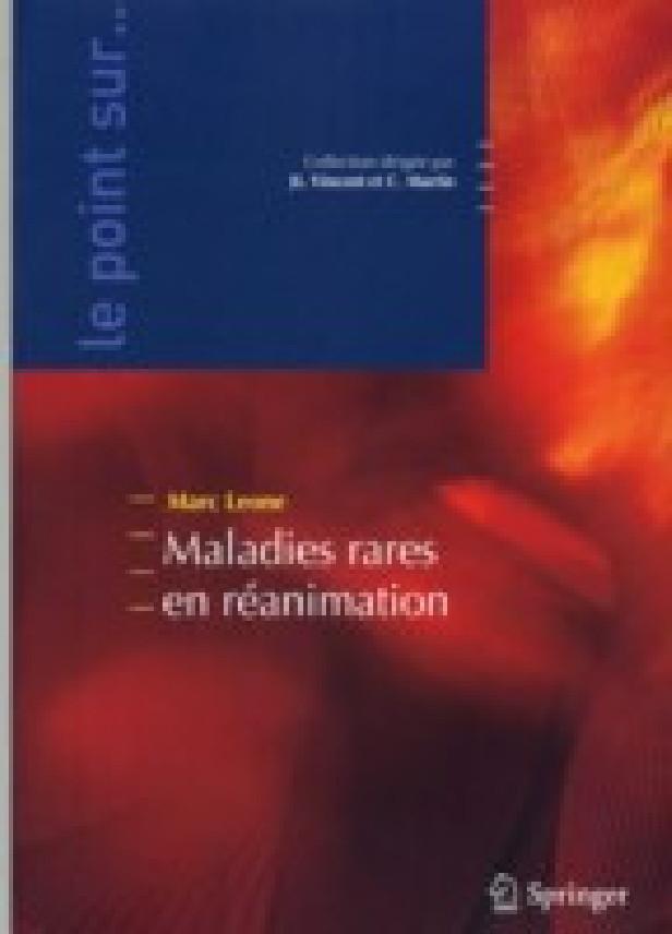 MALADIES RARES EN REANIMATION (COLL. LE POINT SUR...)
