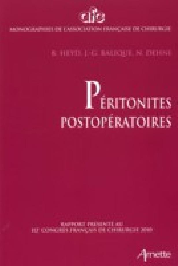 LES PERITONITES POST OPERATOIRES
