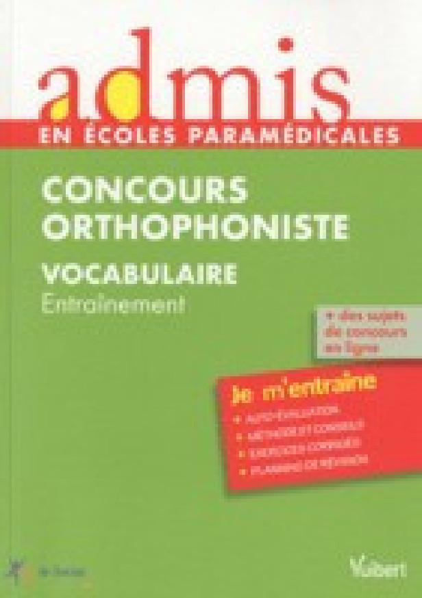 N.51 ORTHOPHONISTE VOCABULAIRE