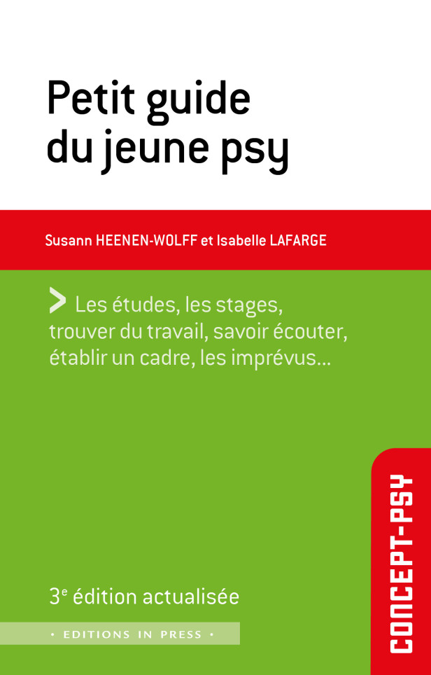 PETIT GUIDE DU JEUNE PSY - 3EME EDITION REACTUALISEE