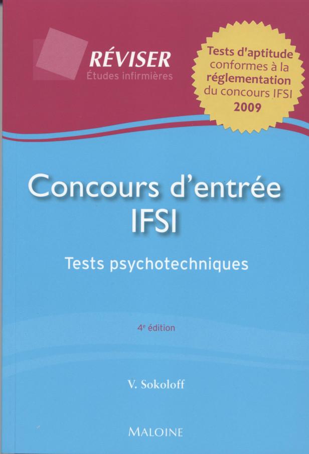 CONCOURS D'ENTR?E IFSI - TESTS PSYCHOTECHNIQUES 4?