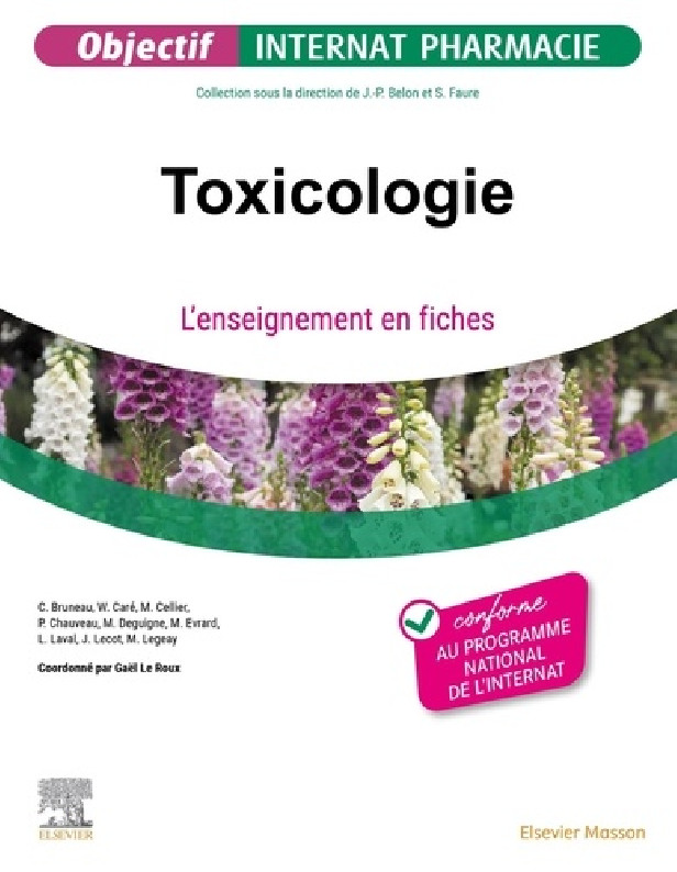 TOXICOLOGIE - L'ENSEIGNEMENT EN FICHES