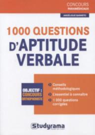1000 QUESTIONS D'APTITUDE...