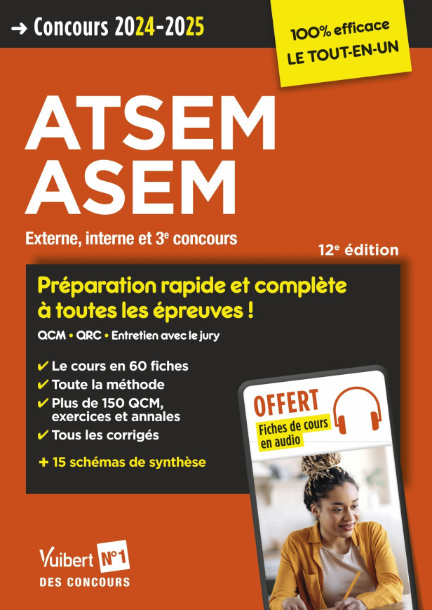 CONCOURS ATSEM ET ASEM - CATEGORIE C - PREPARATION RAPIDE ET COMPLETE A TOUTES LES EPREUVES - TOUT L