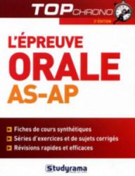 L'EPREUVE ORALE AS AMP