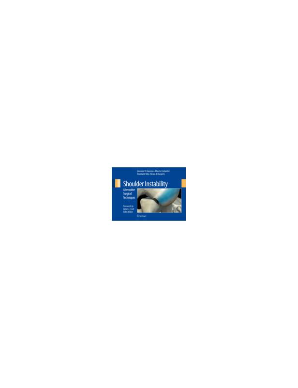 SHOULDER INSTABILITY, ALTERNATIVE SURGICAL METHODS