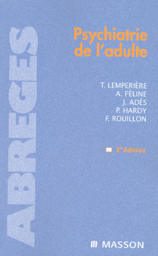 PSYCHIATRIE DE L'ADULTE