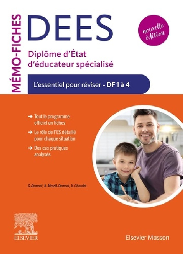MEMO-FICHES DEES - DIPLOME D'ETAT D'EDUCATEUR SPECIALISE - L'ESSENTIEL POUR REVISER - DF1 A 4