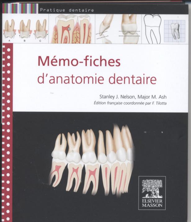 MEMO-FICHES D'ANATOMIE DENTAIRE