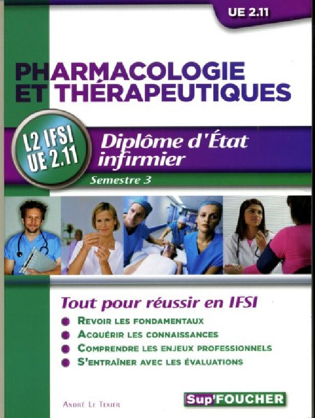 PHARMACOLOGIE ET THERAPEUTIQUES L2 IFSI UE 2.11 SEMESTRE 3