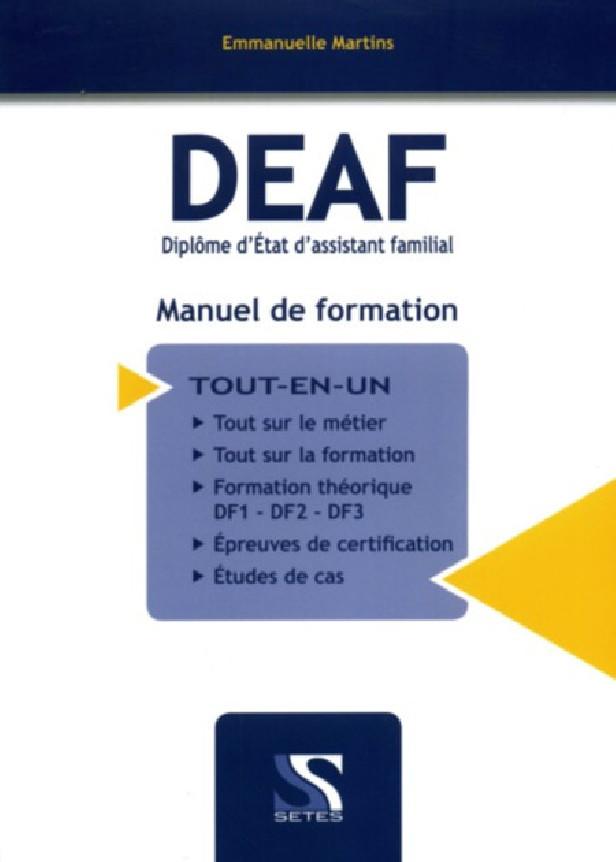 DEAF, MANUEL DE FORMATION