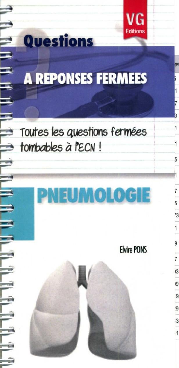 QUESTIONS A REPONSES FERMEES PNEUMOLOGIE