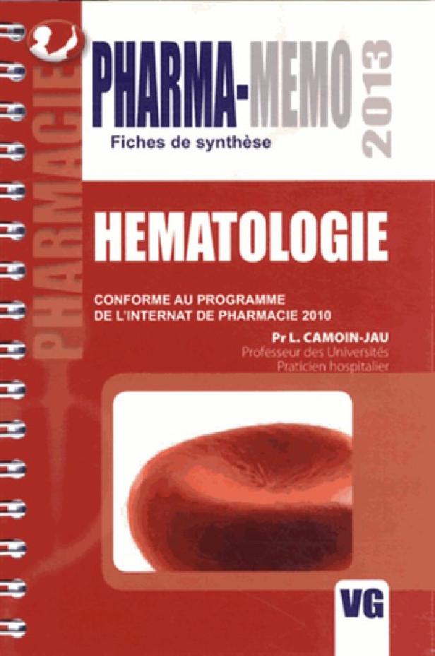 PHARMA MEMO HEMATOLOGIE