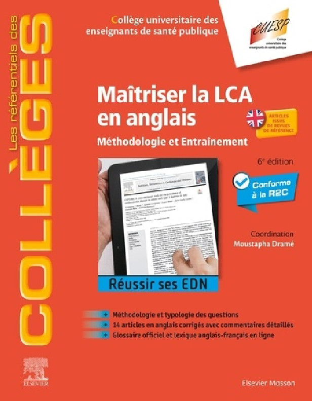 MAITRISER LA LCA EN ANGLAIS - METHODOLOGIE ET ENTRAINEMENT - REUSSIR SES EDN