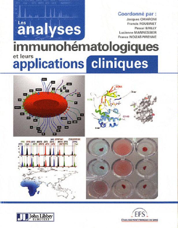 LES ANALYSES IMMUNOHEMATOLOGIQUES ET LEURS APPLICATIONS CLINIQUES