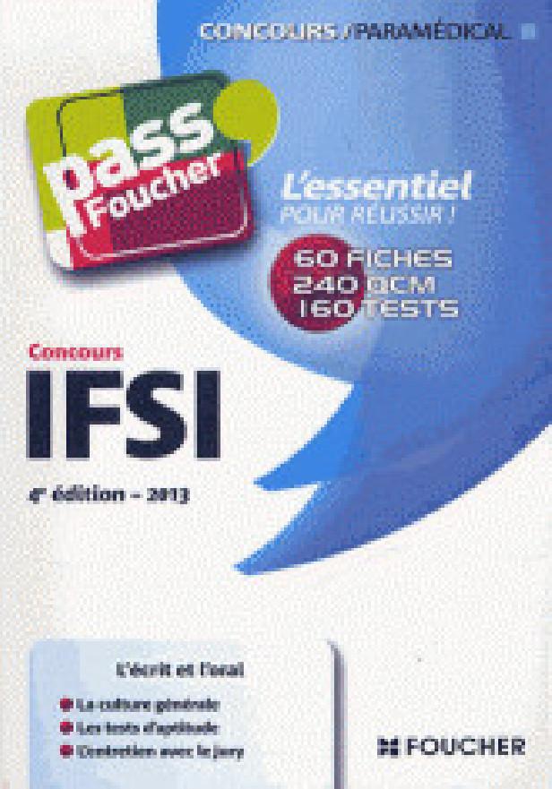 CONCOURS IFSI 4E EDITION - 2013