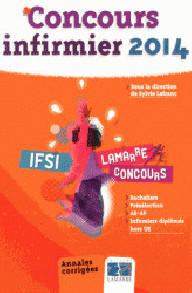 CONCOURS INFIRMIER 2014