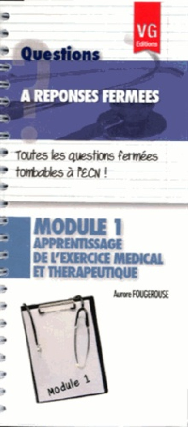QUESTIONS A REPONSES FERMEES MODULE 1