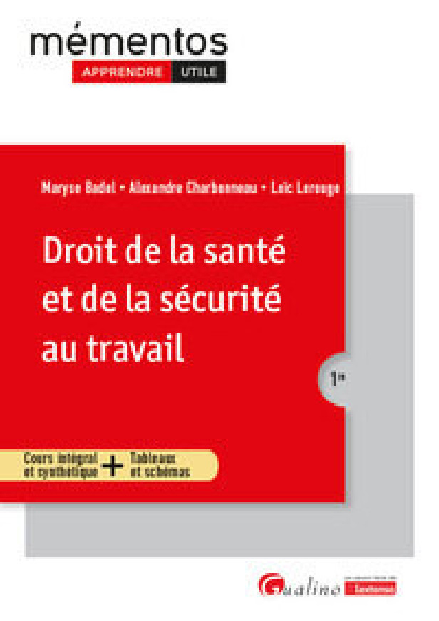 DROIT DE LA SANTE ET DE LA SECURITE AU TRAVAIL - COURS INTEGRAL ET SYNTHETIQUE + TABLEAUX ET SCHEMAS