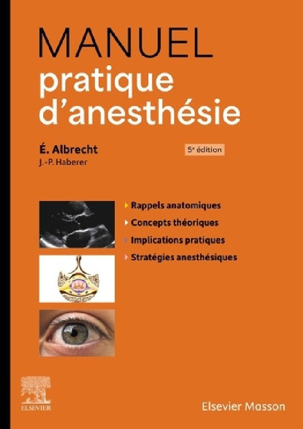 MANUEL PRATIQUE D'ANESTHESIE