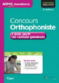 CONCOURS ORTHOPHONISTE 1500...