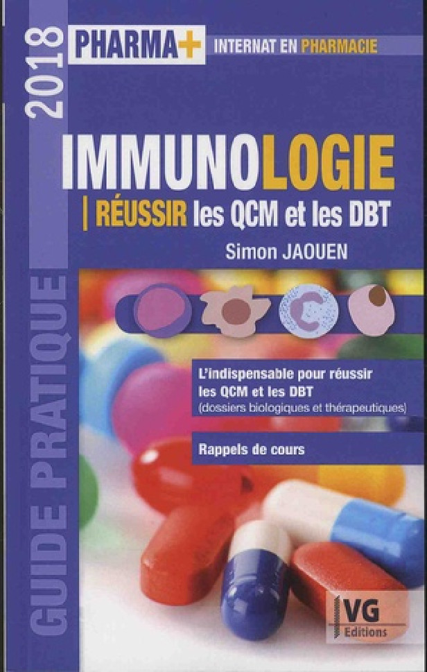 PHARMA + IMMUNOLOGIE QCM ET DBT